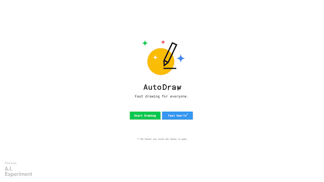 AutoDrawのトップ画像