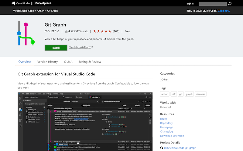 Git Graphのトップ画像